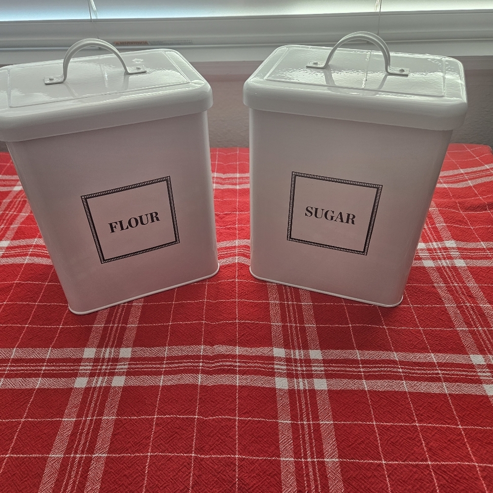 Martha Stewart Collection Metal Canisters
